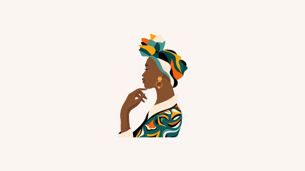 african woman with style